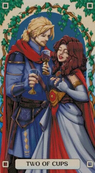 Two of Cups (Tarot Series)