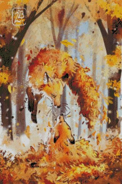Autumn Foxes