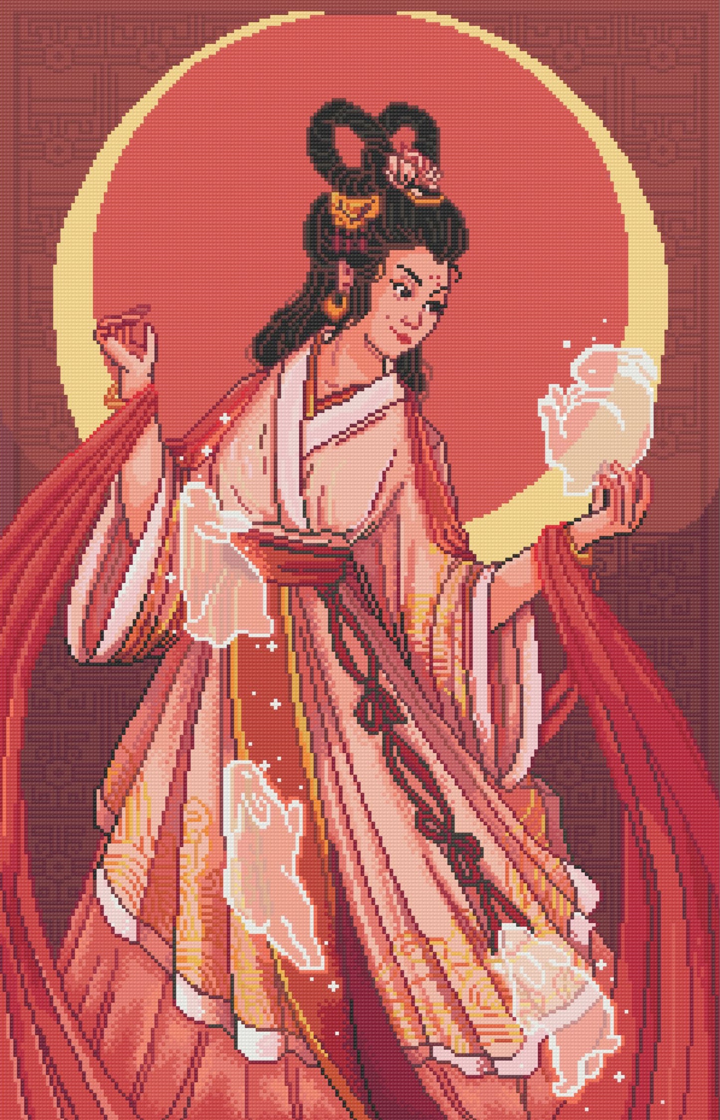 The Moon Goddess (Hand Charted)