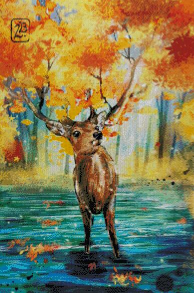 Autumn Canopy Deer (Limited Edition)
