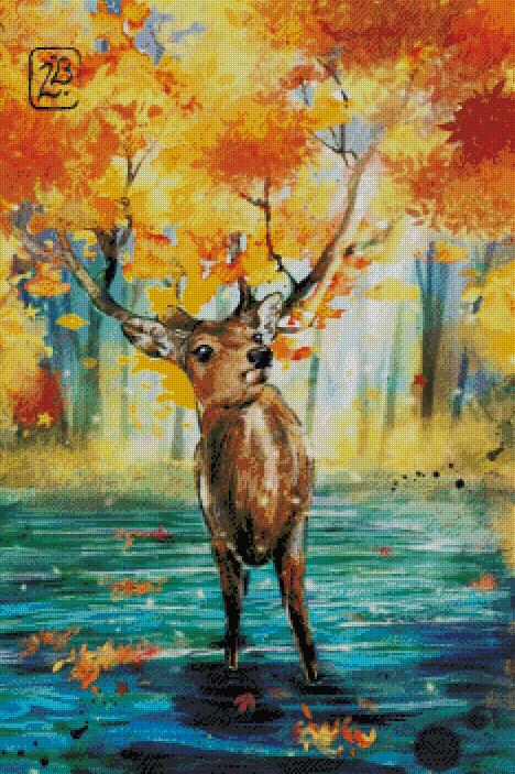 Autumn Canopy Deer (Limited Edition)