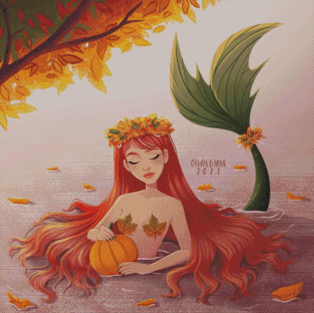 Autumn Mermaid