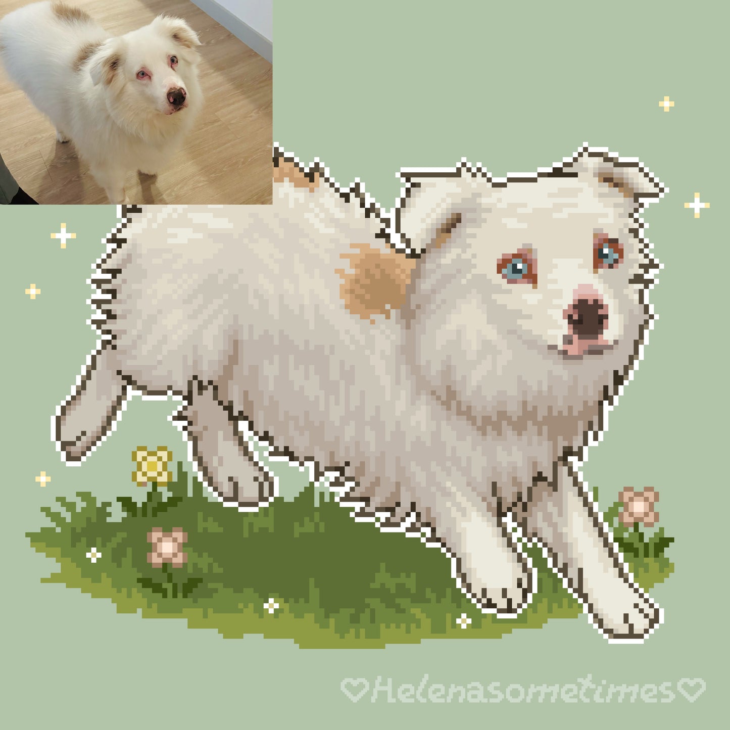 Custom Pixel Art Pet Service