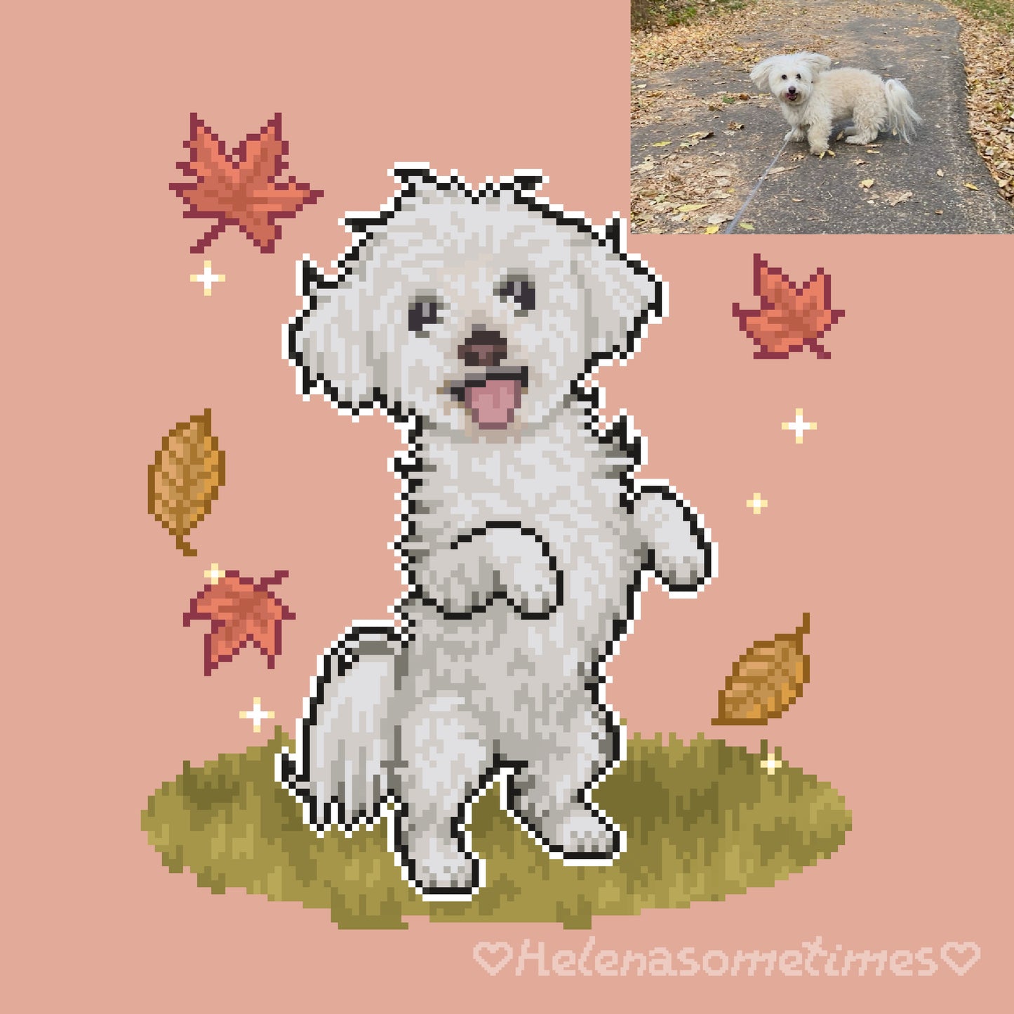 Custom Pixel Art Pet Service