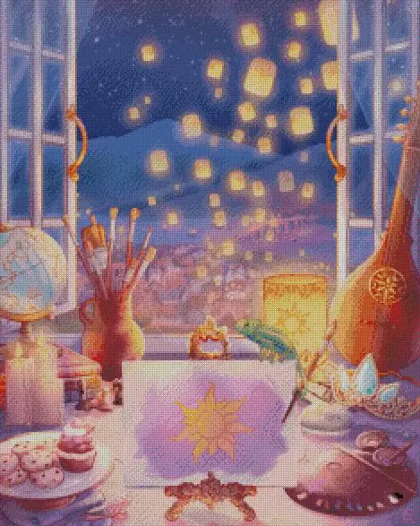 Rapunzel's Desk