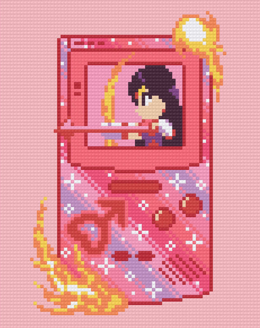 Sailor Mars Game Boy (Hand Charted Kit)