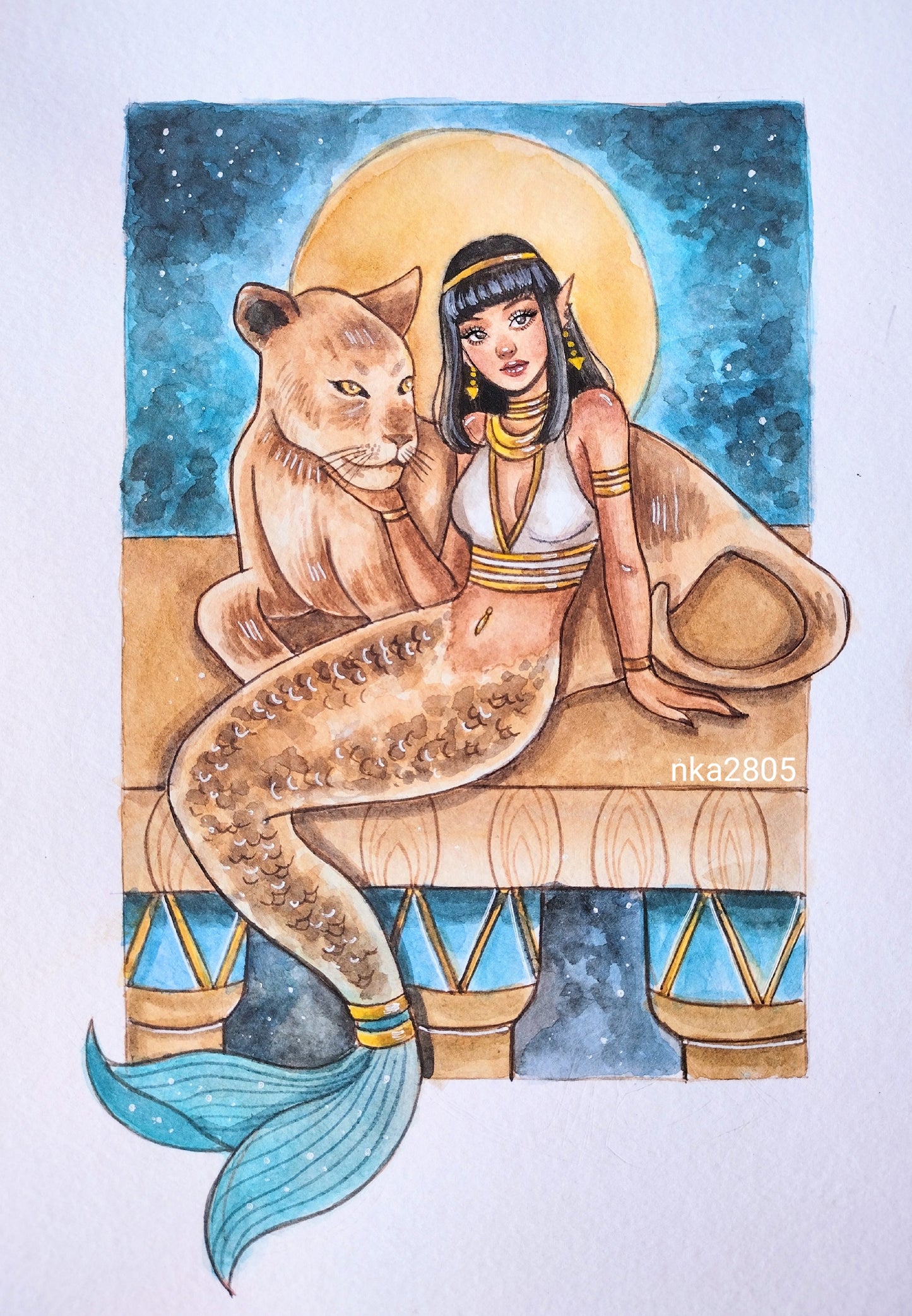 Tefnut, Goddess of Water, Rain and Moisture