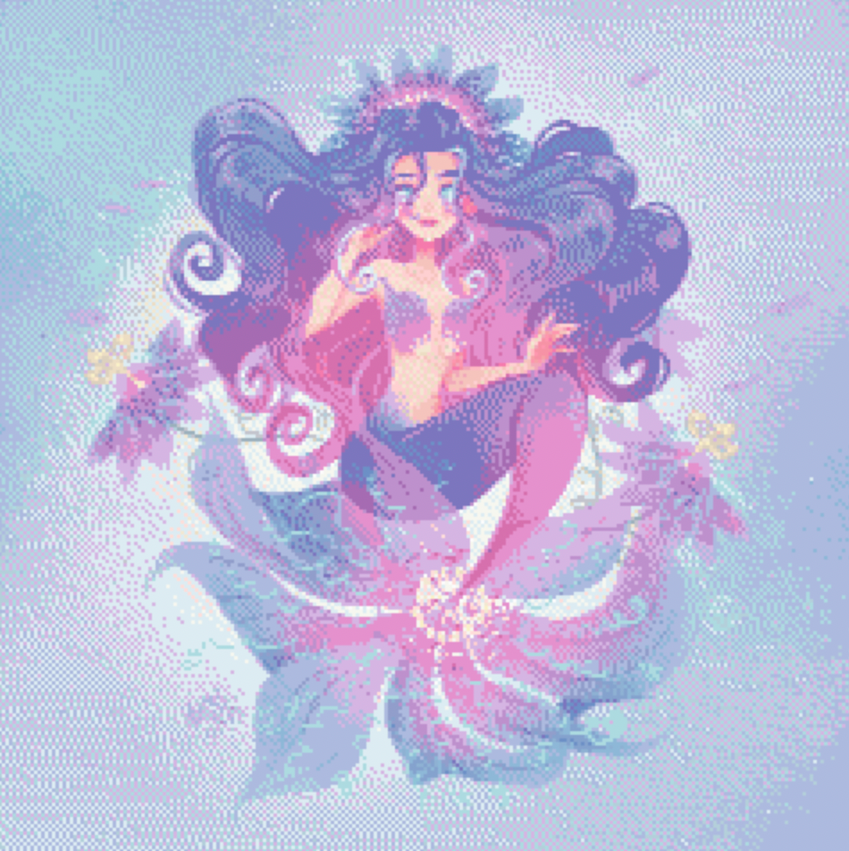 Blue Eyed Susan Mermaid