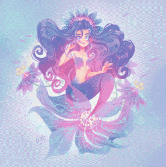 Blue Eyed Susan Mermaid