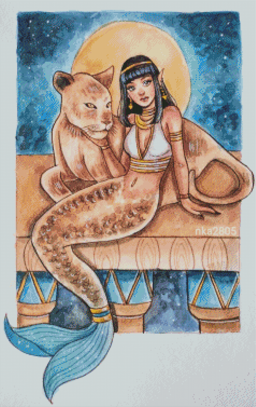 Tefnut, Goddess of Water, Rain and Moisture