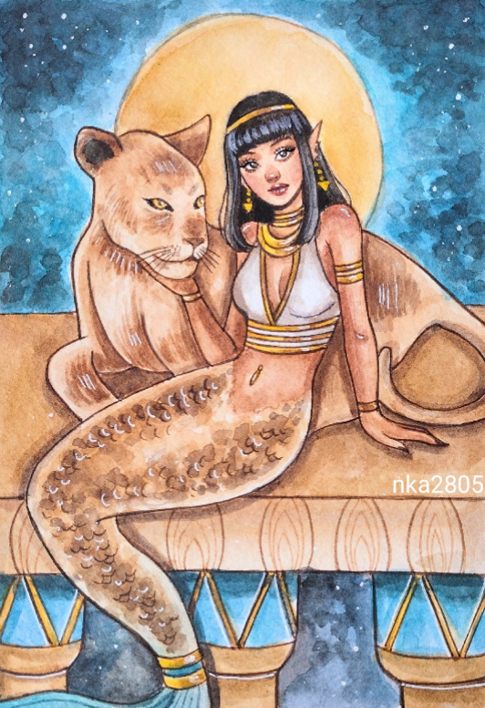 Tefnut, Goddess of Water, Rain and Moisture