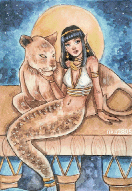 Tefnut, Goddess of Water, Rain and Moisture