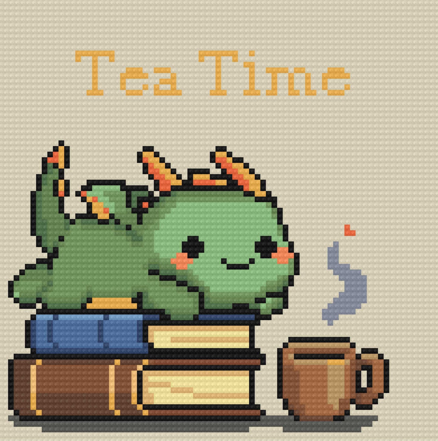 Coffee Time & Tea Time (Hand Charted)