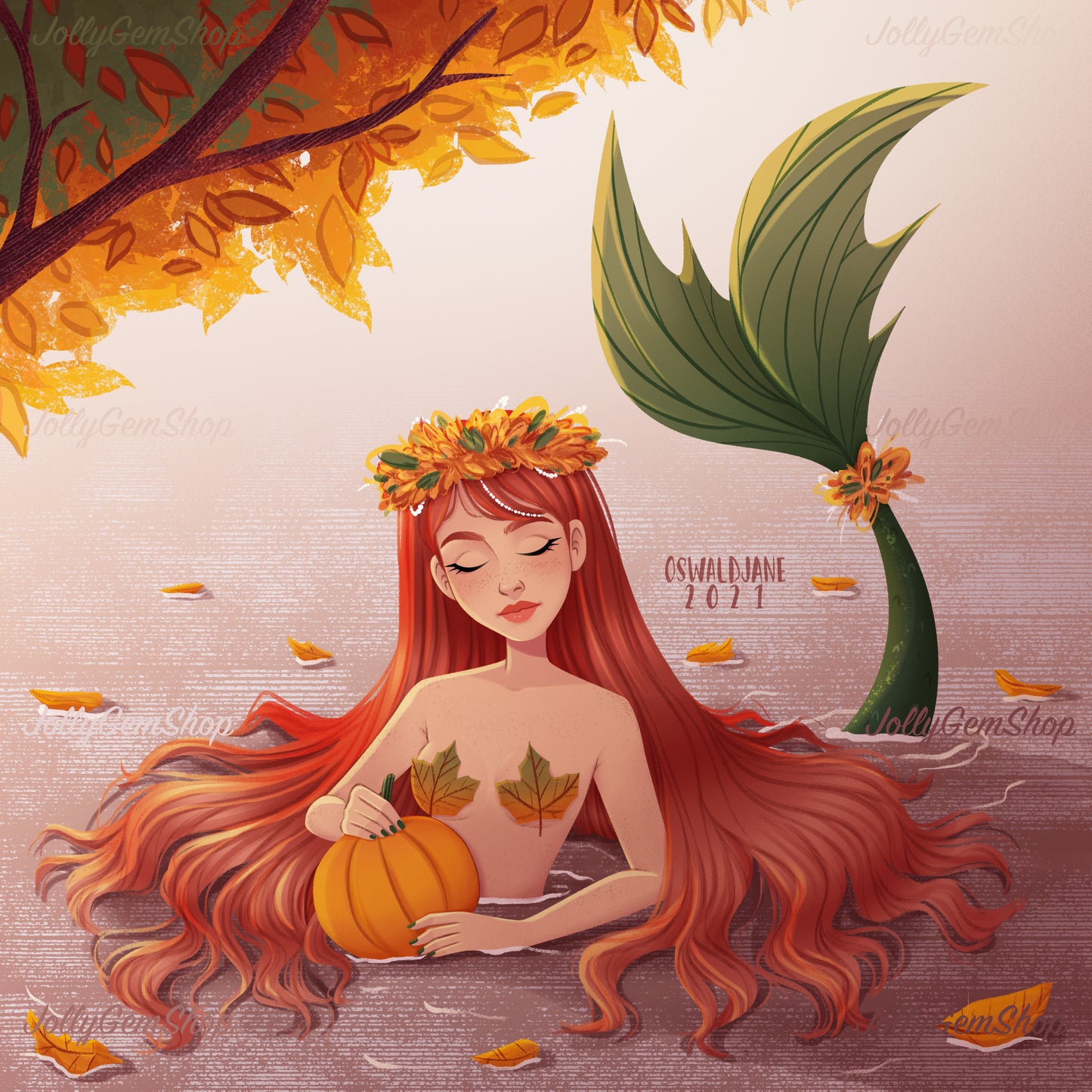 Autumn Mermaid