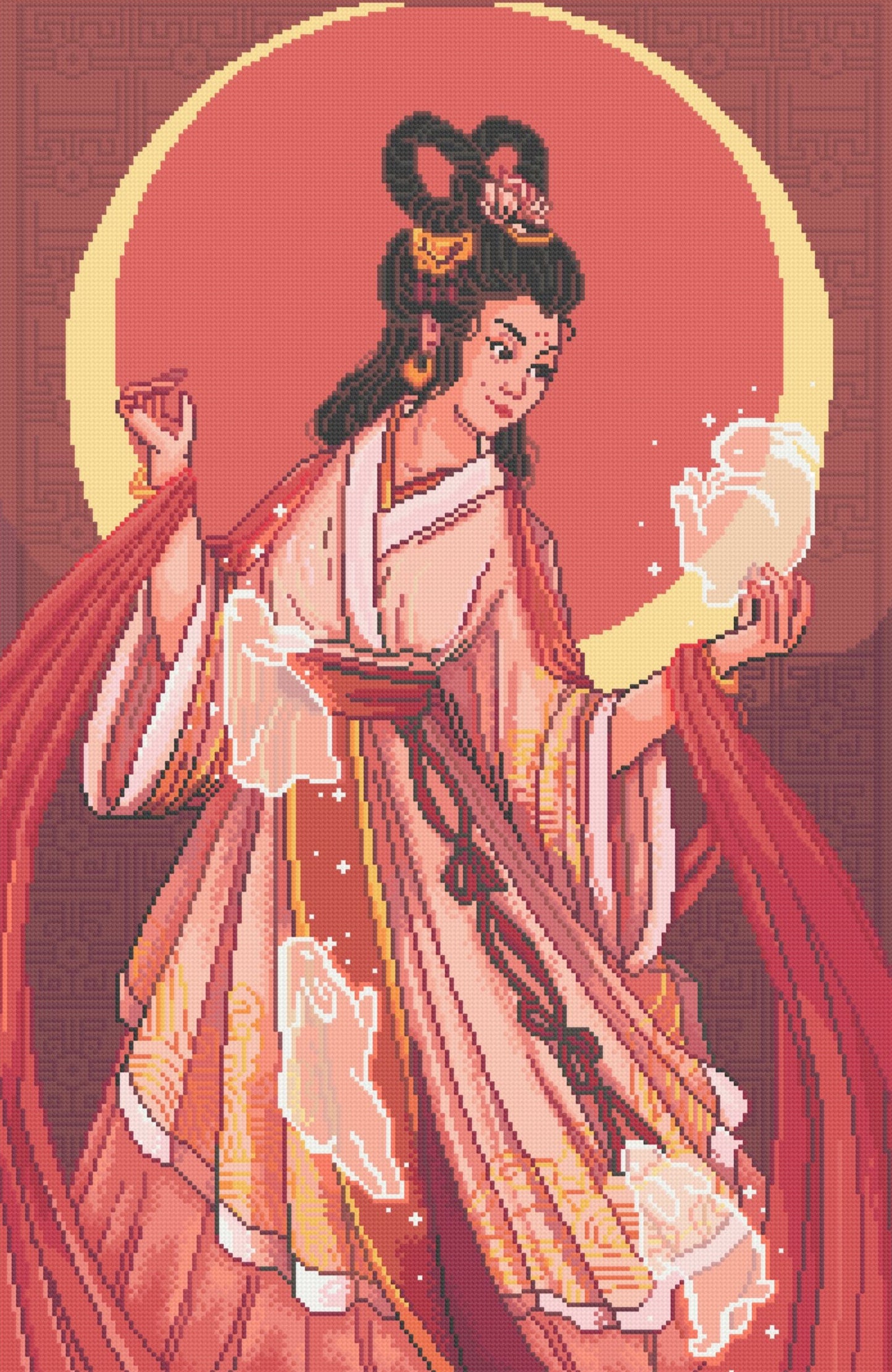 The Moon Goddess (Hand Charted)