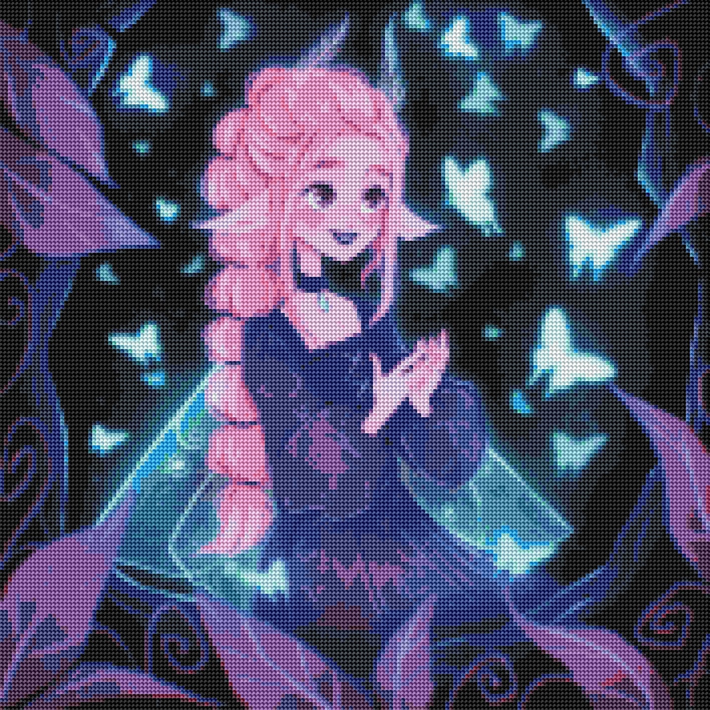 Blue Moth Fairy