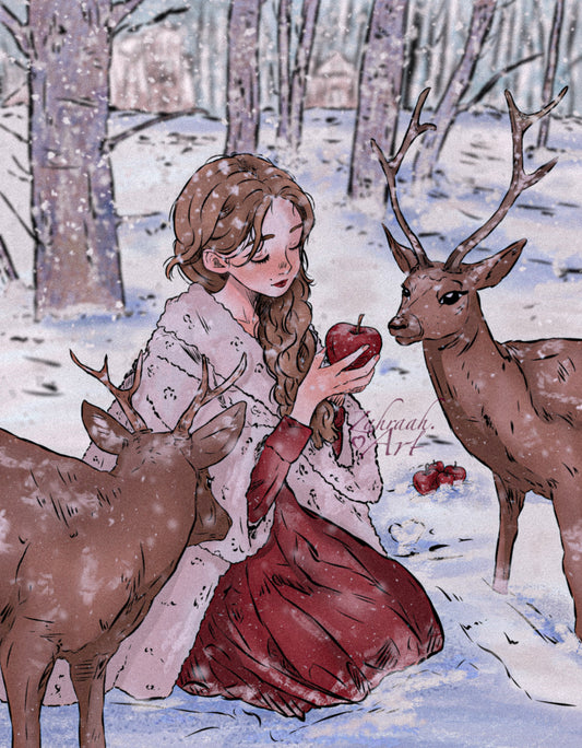 Snowy Day in the Forest