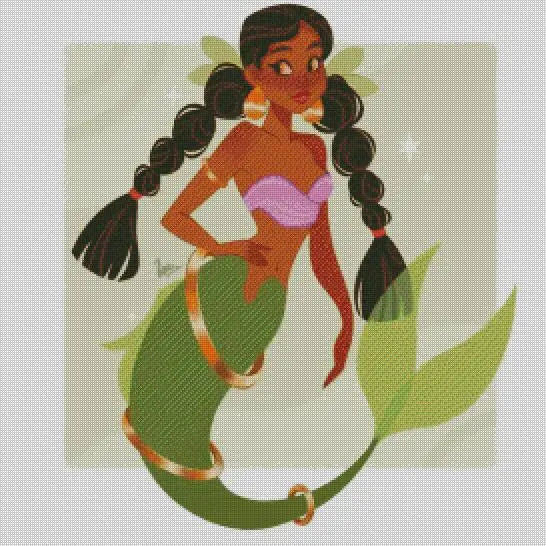 Green Tailed Mermaid