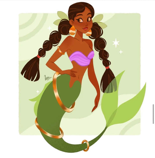 Green Tailed Mermaid