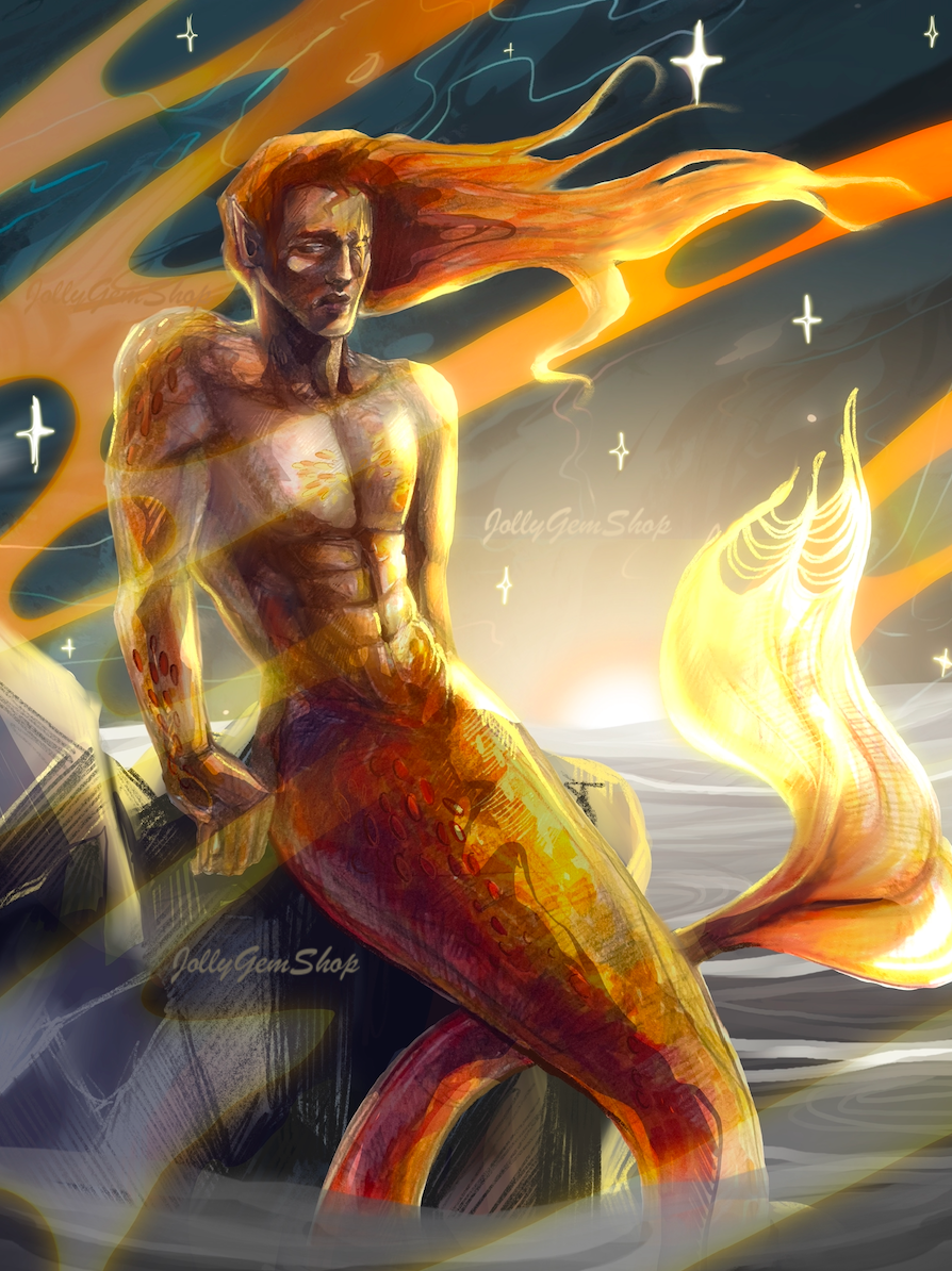 The Merman of Sunset