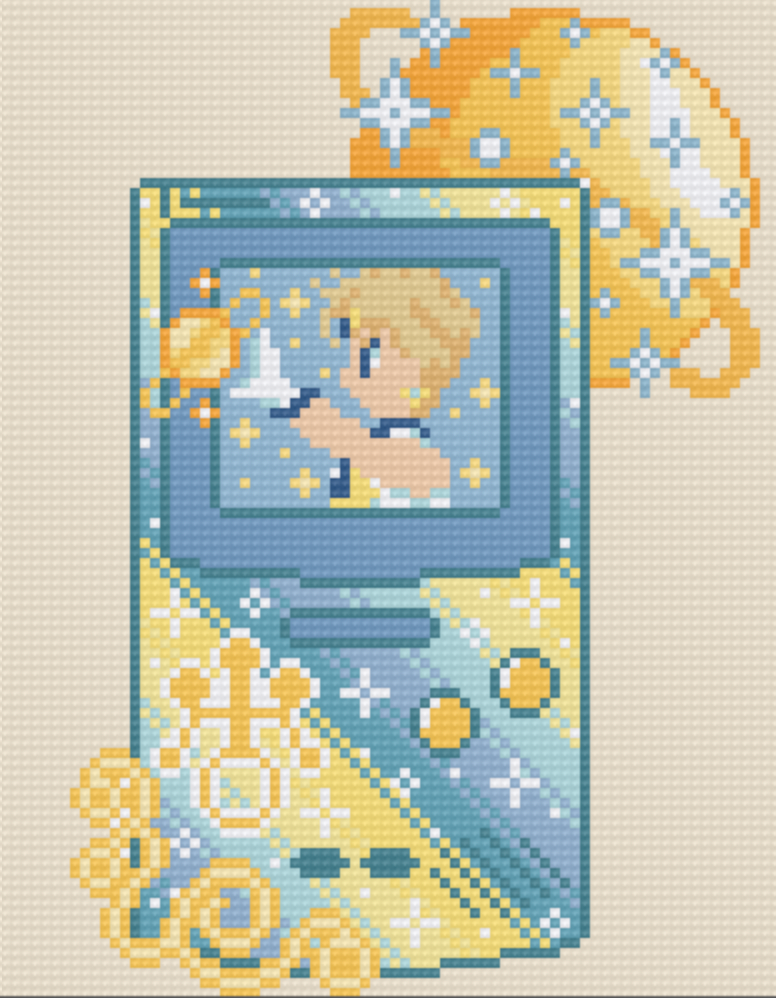 Sailor Uranus Game Boy (Hand Charted Kit)