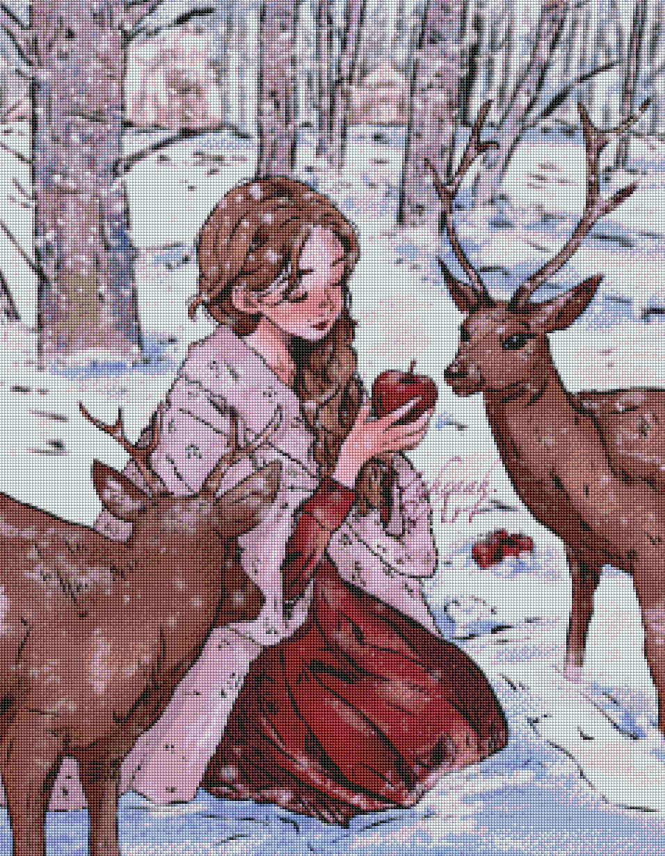 Snowy Day in the Forest