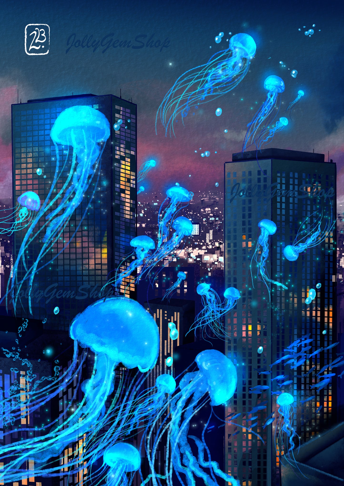 City Jellyfish Bloom