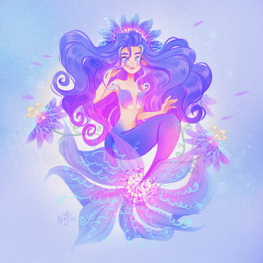 Blue Eyed Susan Mermaid