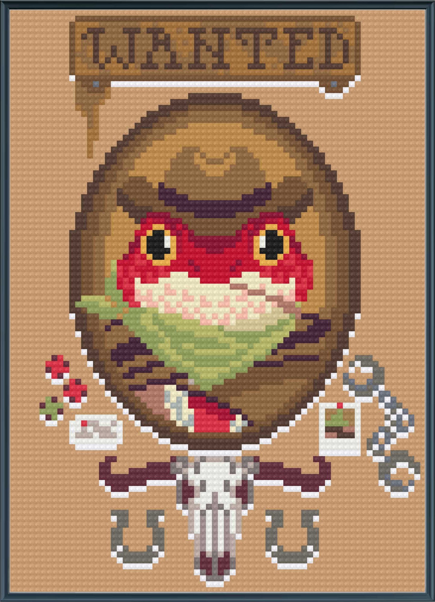 Wanted! Outlaw Bandit Bearded Dragon